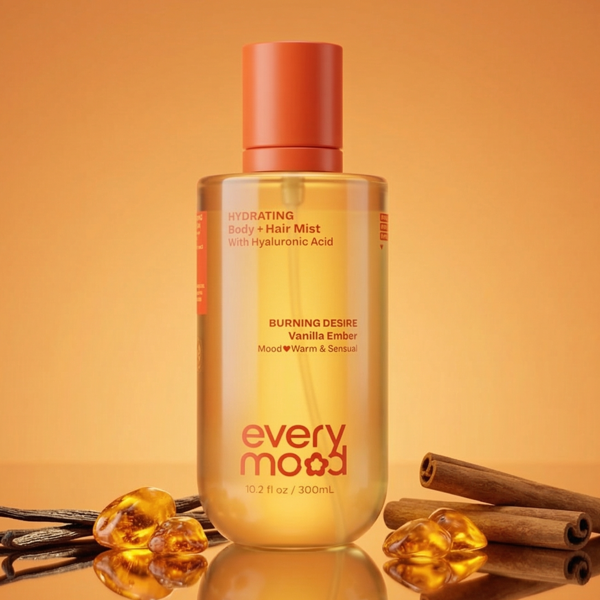 Burning Desire 300mL | Hydrating Body & Hair Mist by EVERYMOOD