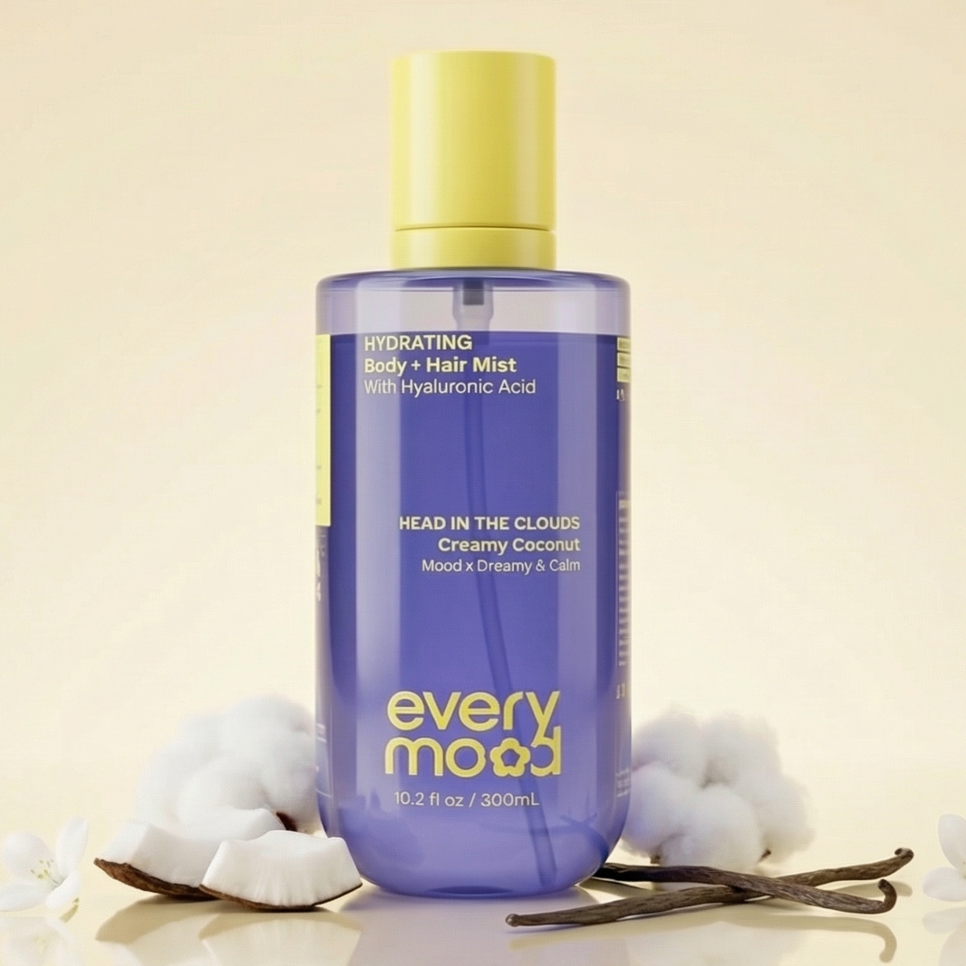 Head in the Clouds 300mL | Hydrating Body & Hair Mist by EVERYMOOD