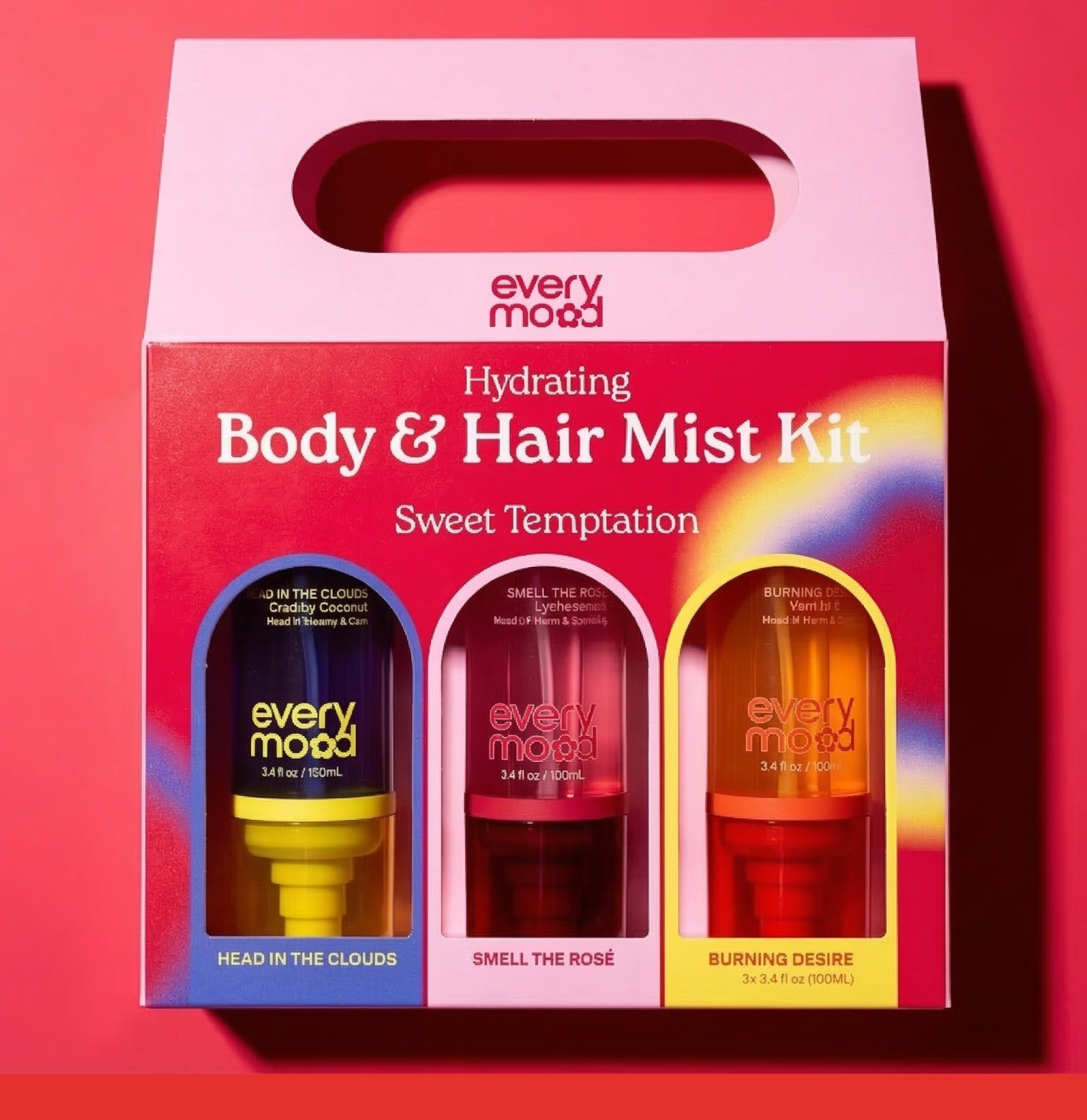 Sweet Temptation Trio | Hydrating Body & Hair Mist Kit by EVERYMOOD