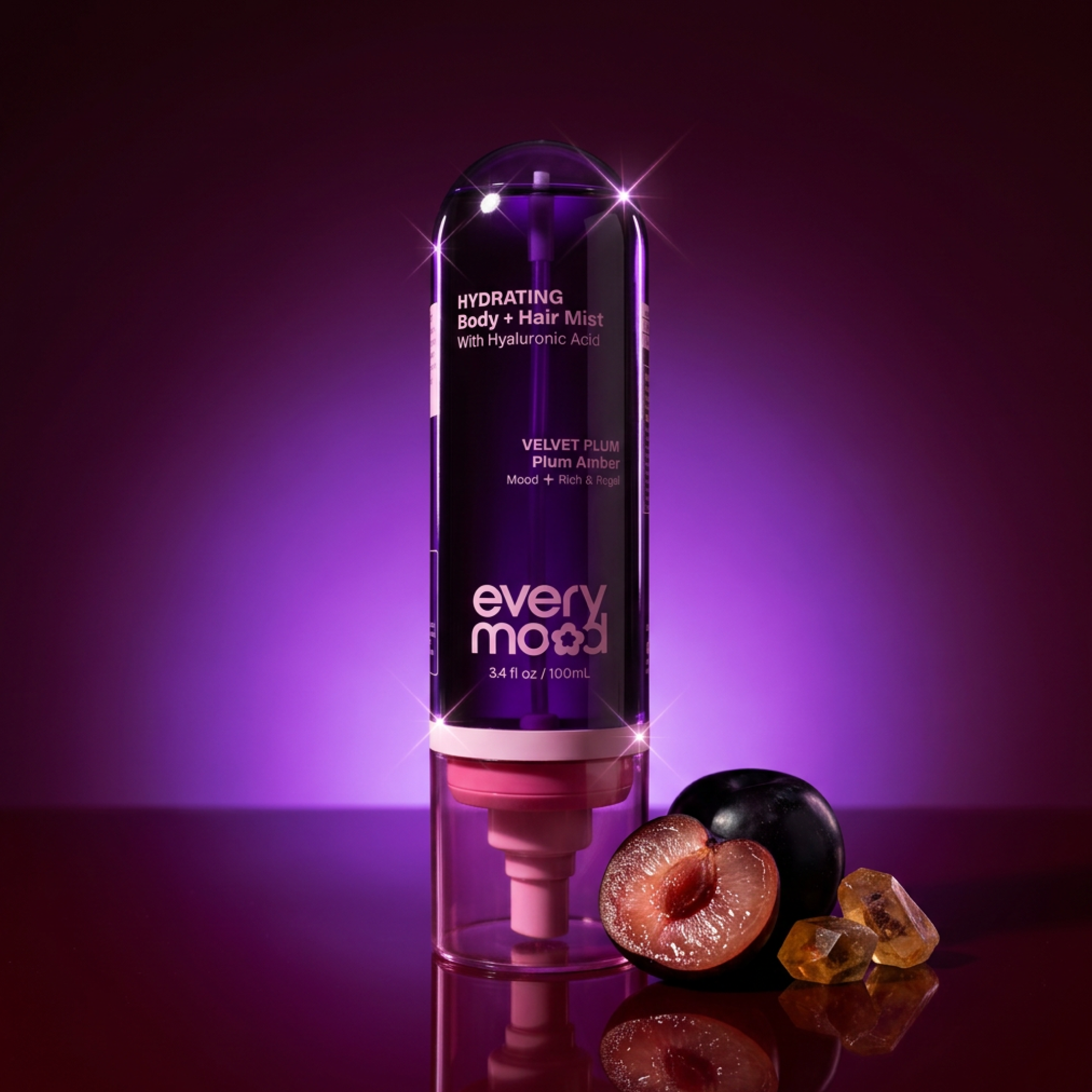 Velvet Plum | Body & Hair Mist 100mL by EVERYMOOD