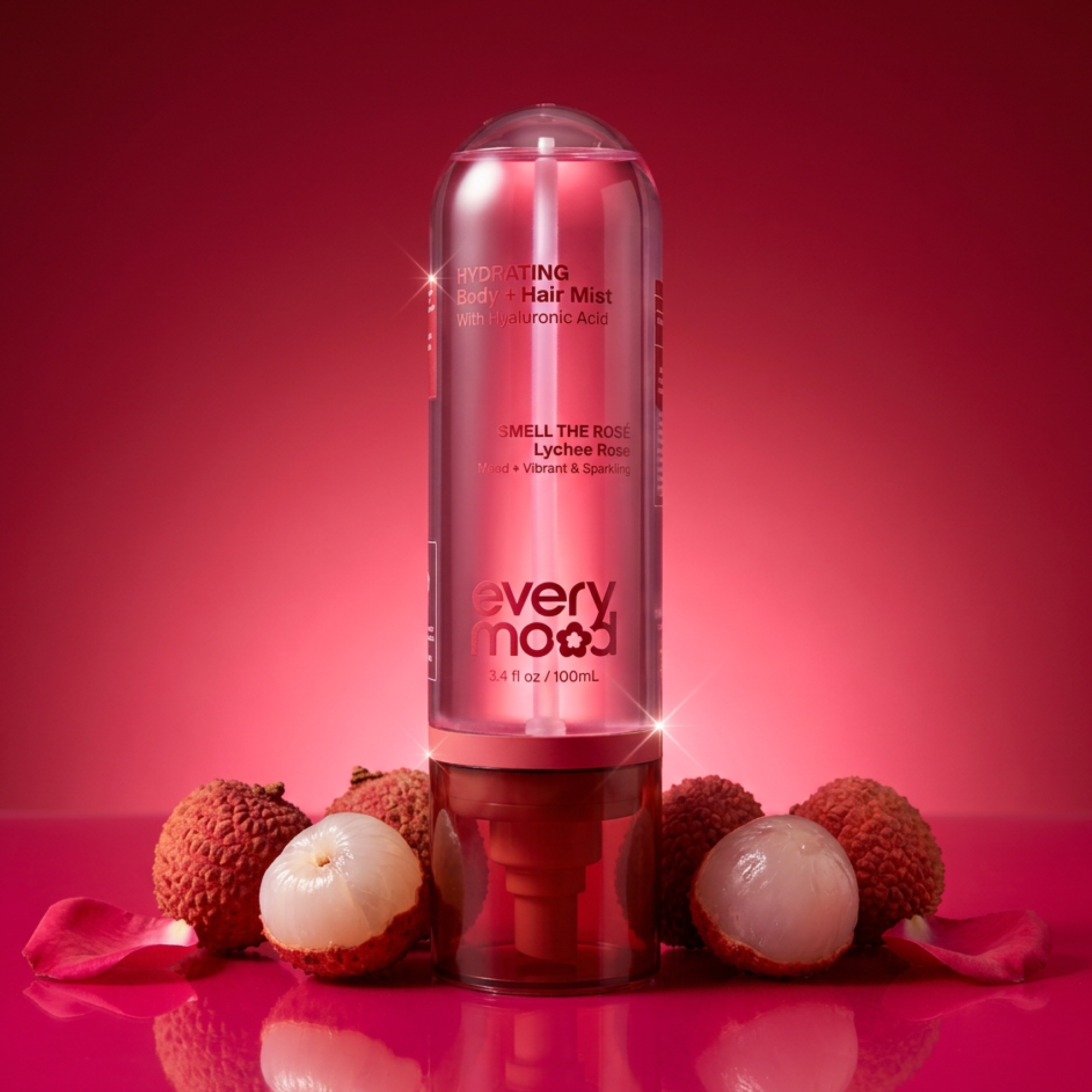 Smell The Rosé 100mL | Hydrating Body & Hair Mist by EVERYMOOD