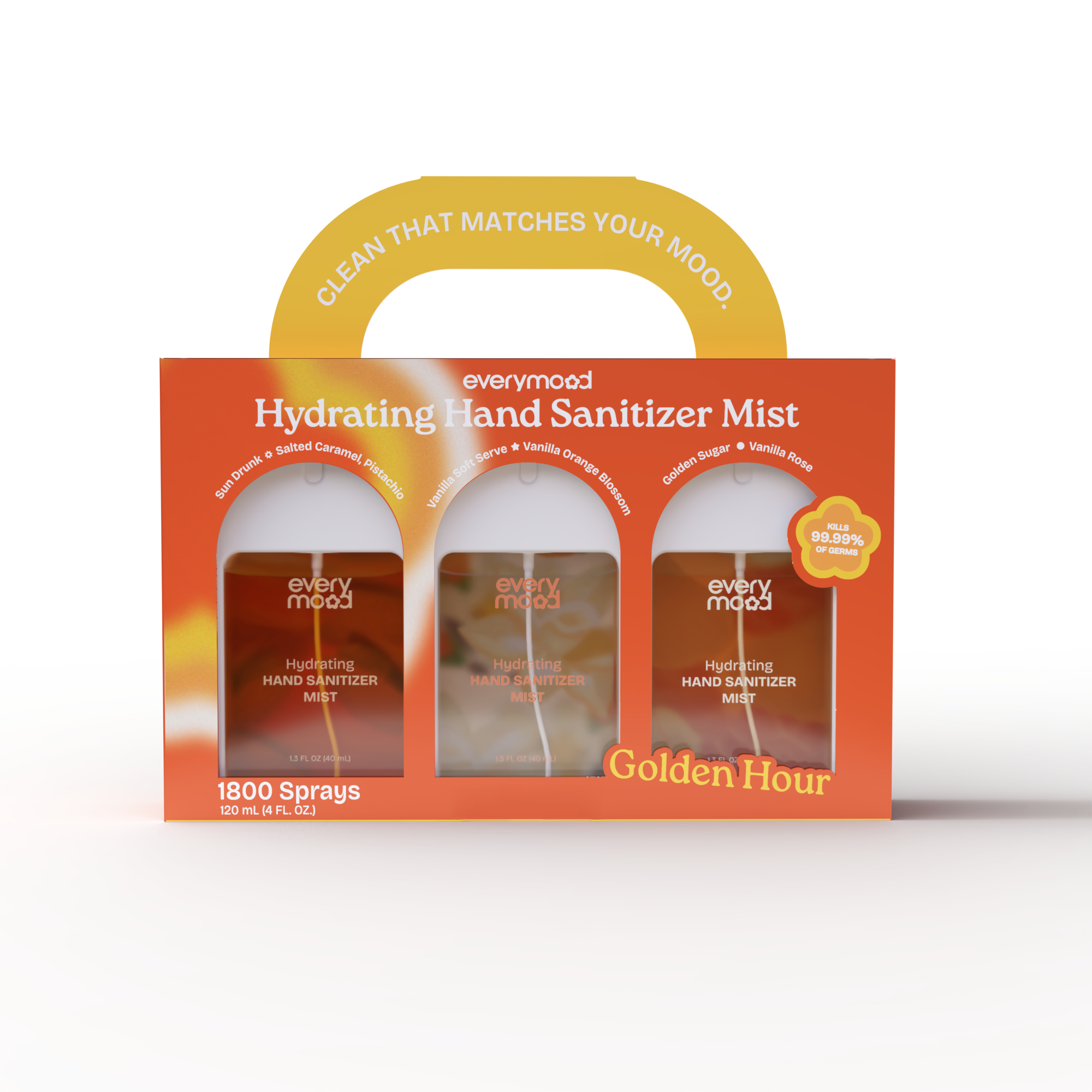 Golden Hour Trio | Hydrating Hand Sanitizer Gift Set