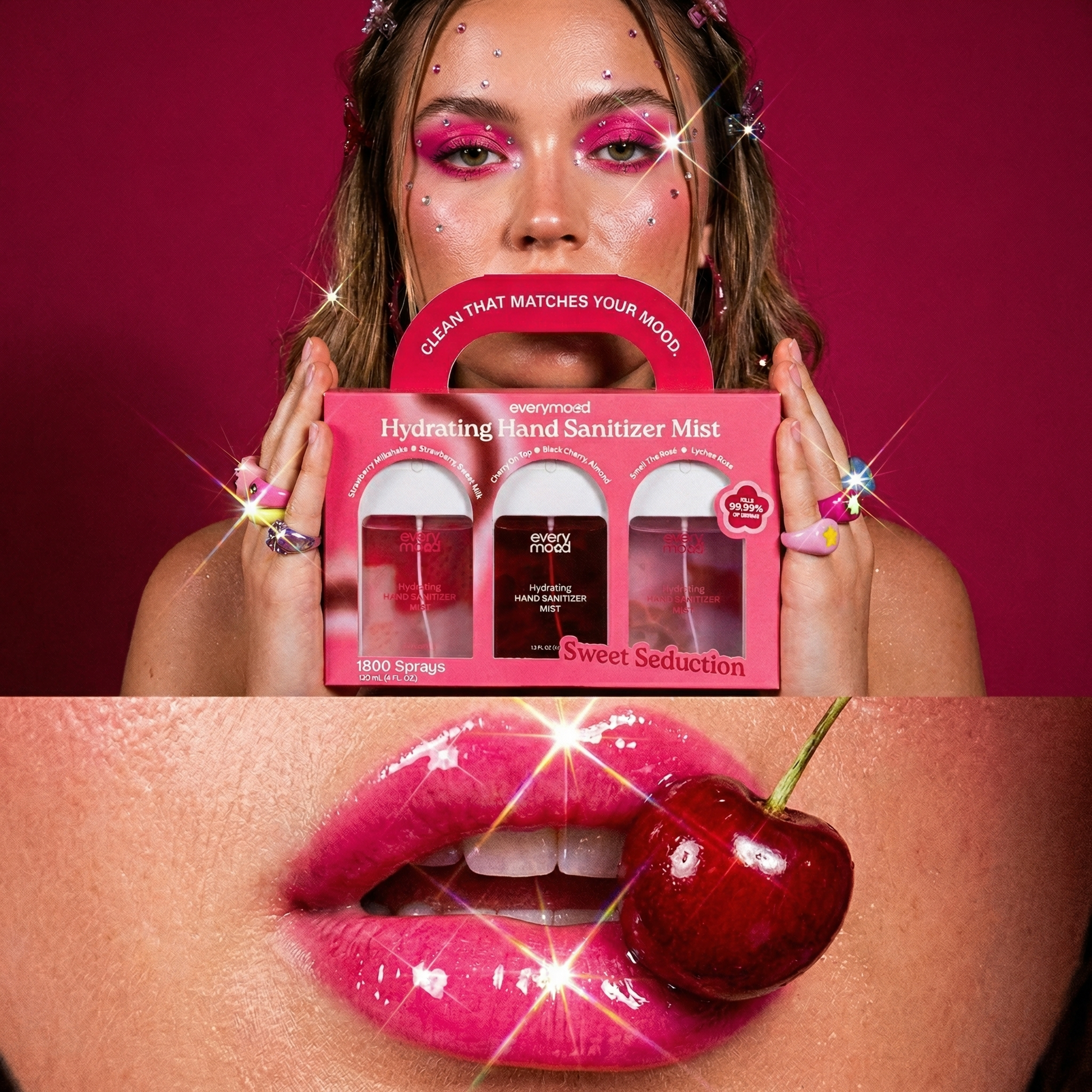 Sweet Seduction Trio | Hydrating Hand Sanitizer Gift Set by EVERYMOOD