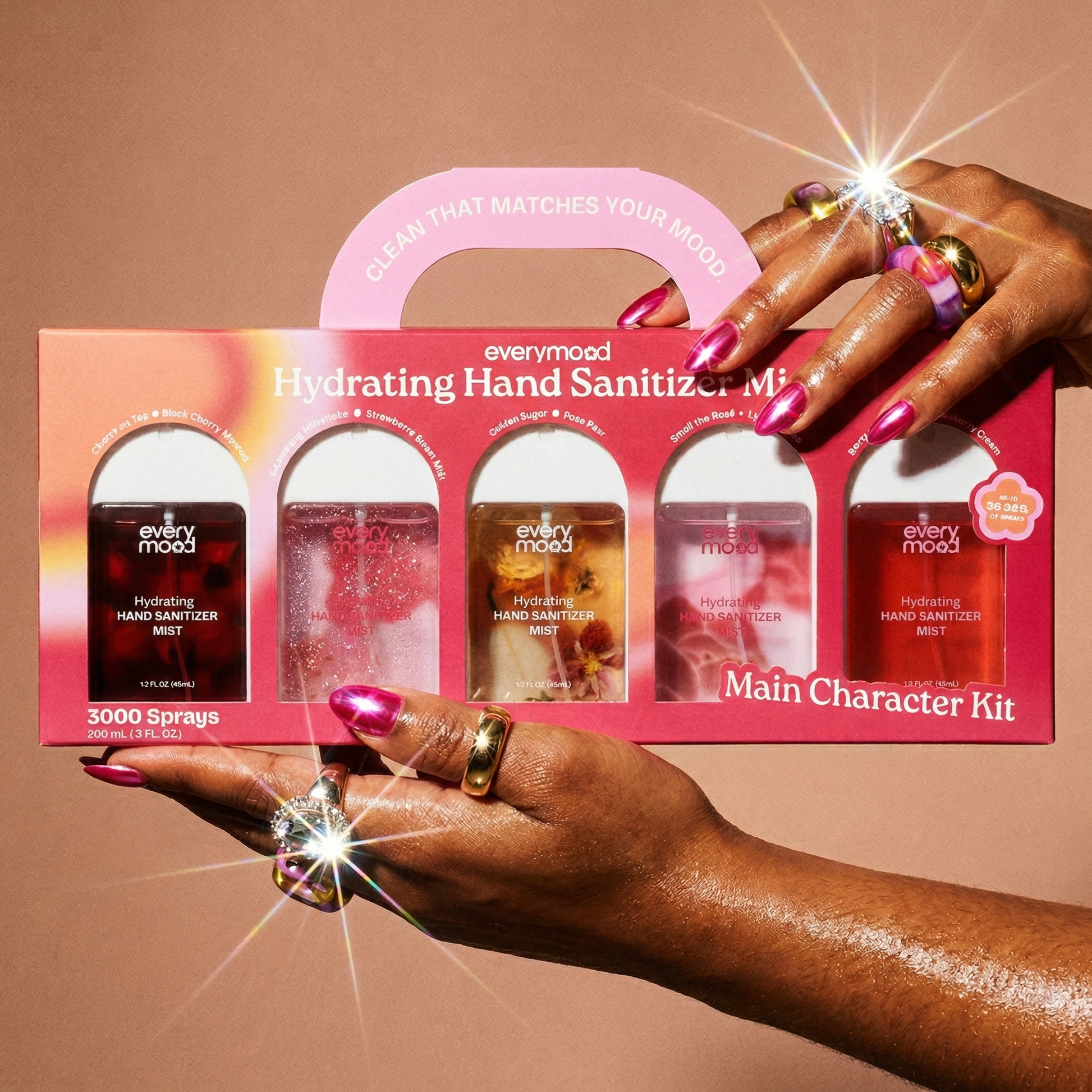 Main Character Kit - Hand Sanitizer Gift Set (Pack of 5) by EVERYMOOD
