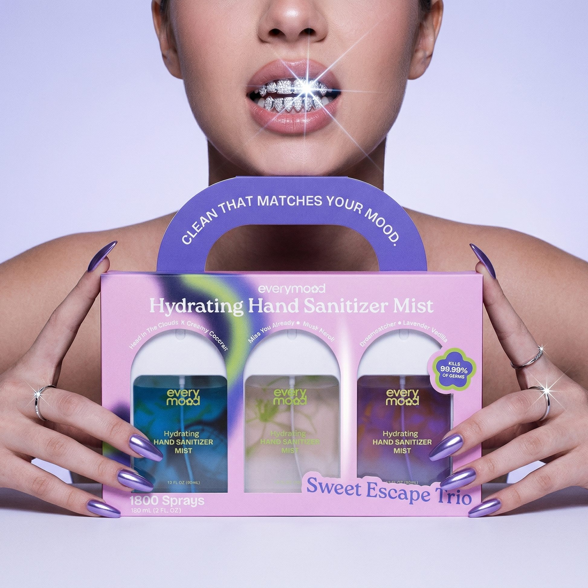 Sweet Escape Trio | Hydrating Hand Sanitizer Gift Set by EVERYMOOD