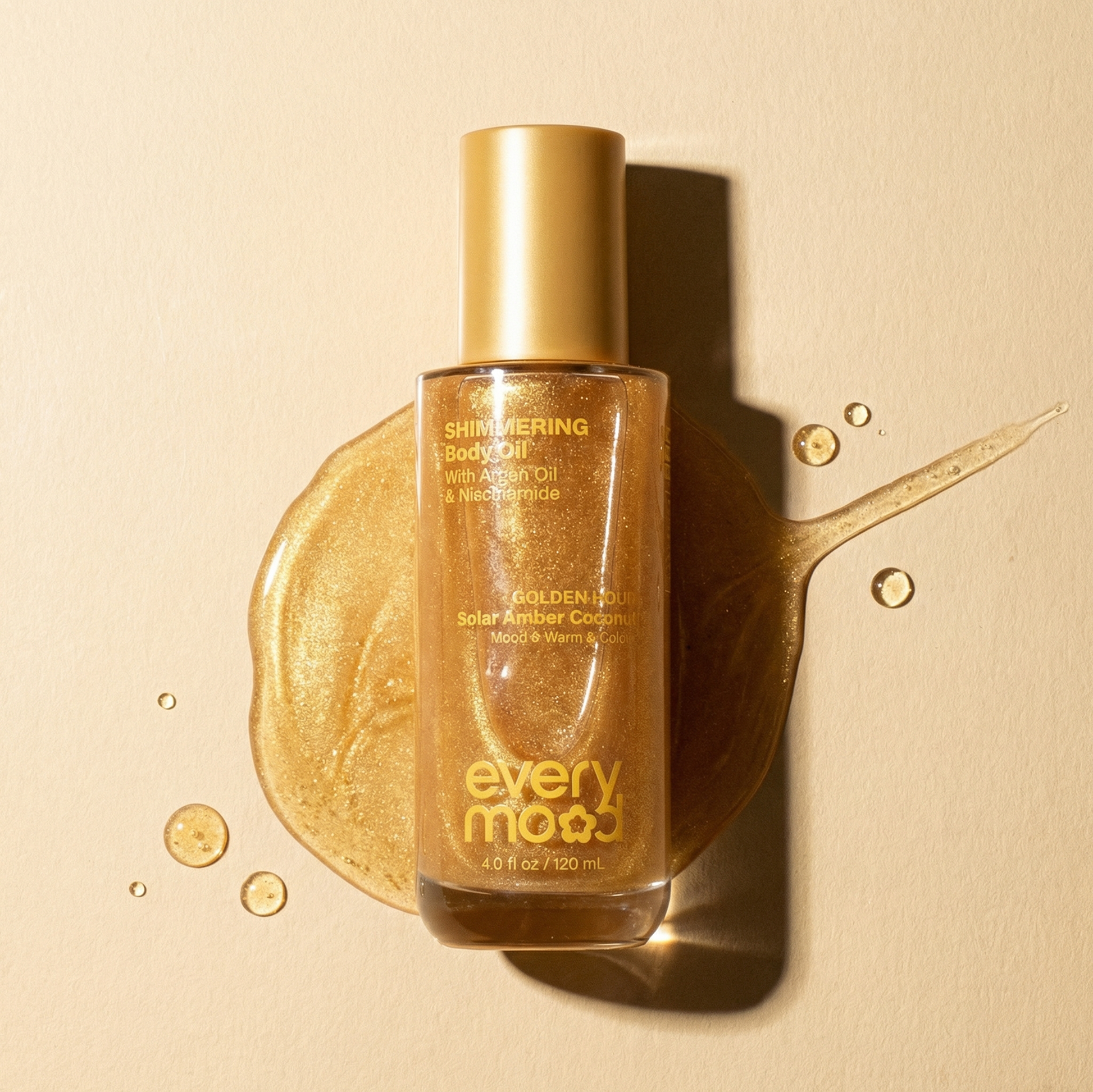Shimmering Body Oil | Golden Hour by EVERYMOOD